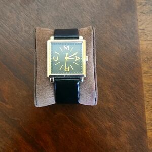 Marc By Marc Jacobs Black and Gold Watch Classic Design with New Battery